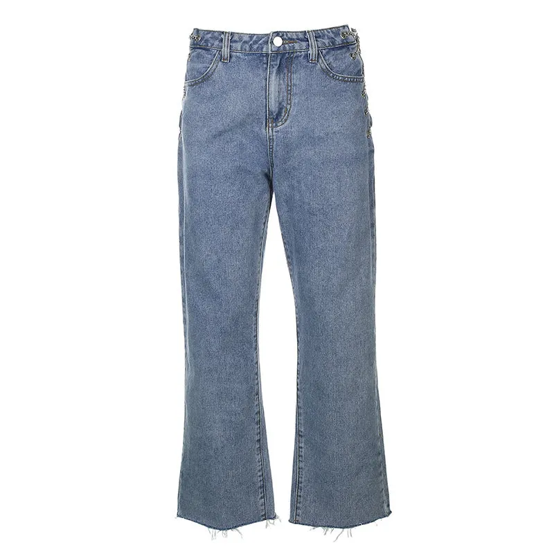 [ @vintage_venom_ ] "CHAIN" JEANS N090101