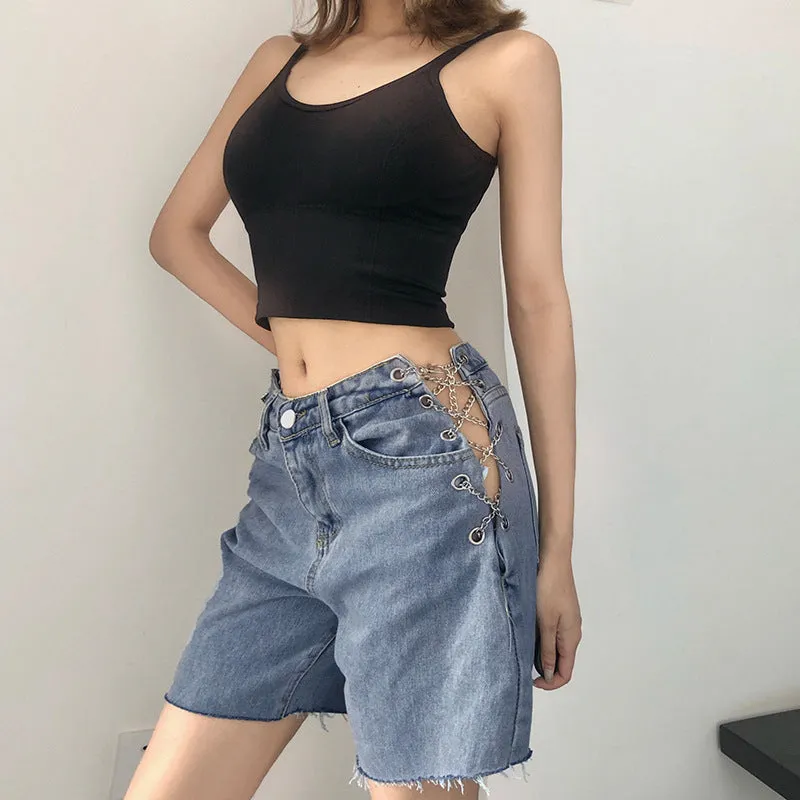 [ @vintage_venom_ ] "CHAIN" JEANS N090101