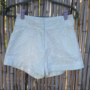 10 Crosby Derek Lam Women's White lace Shorts 2