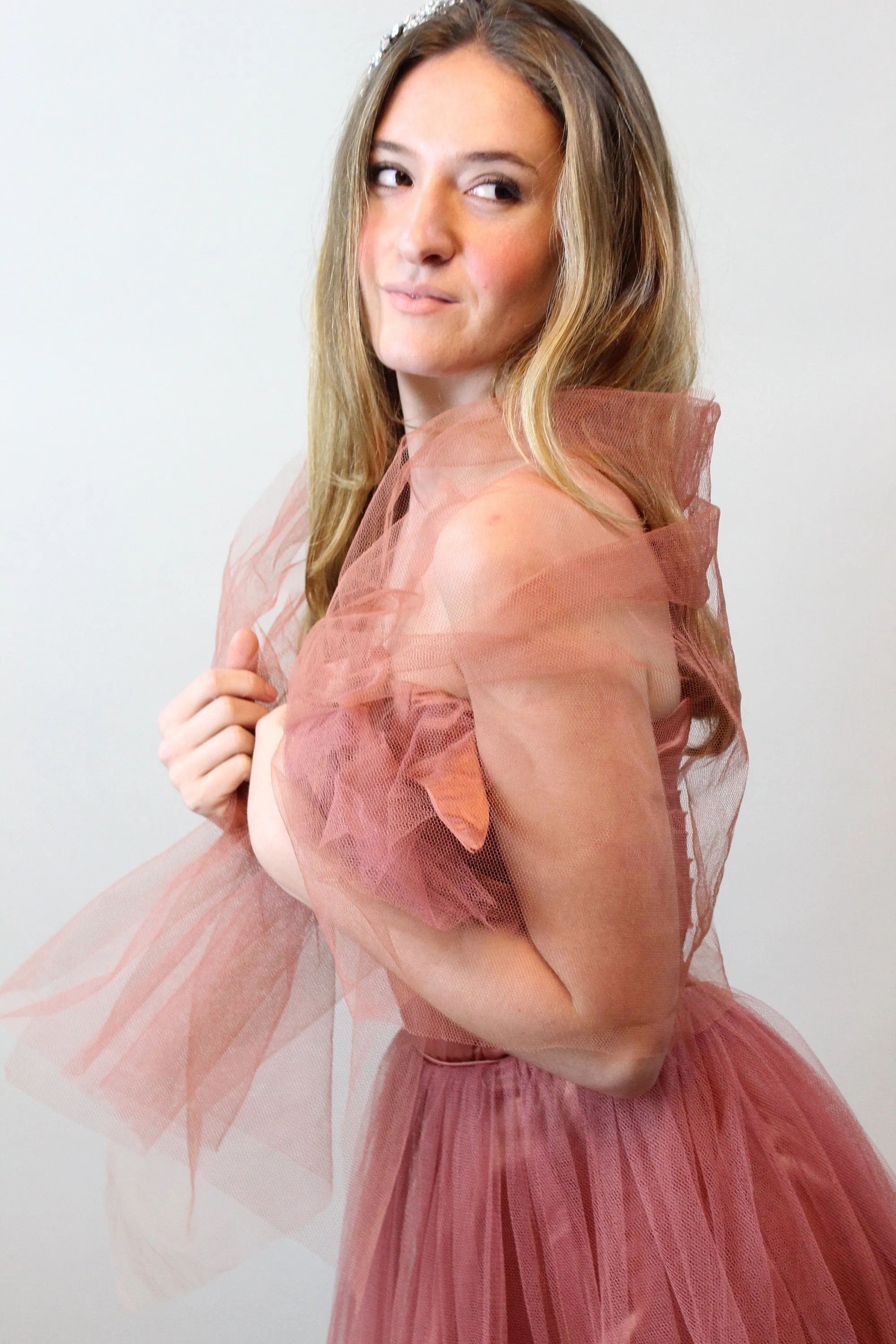 1950s EMMA DOMB coral cupcake tulle dress xxs  | new spring summer