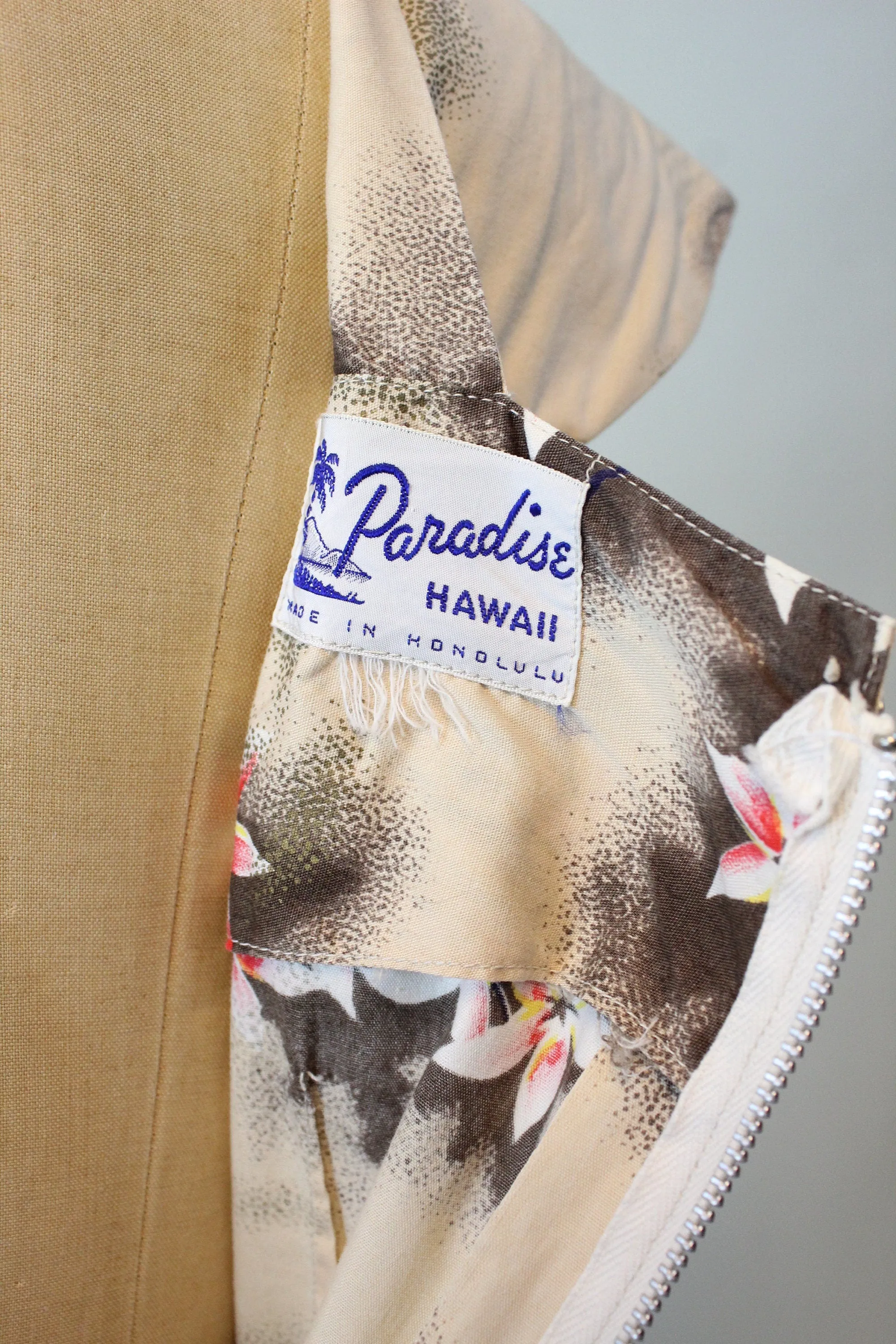 1950s PARADISE HAWAII pikake flower cotton dress xs | new spring