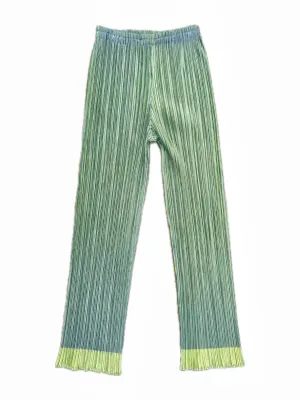 1990s Pleats Please Plissé Iridescent Mermaid Pants