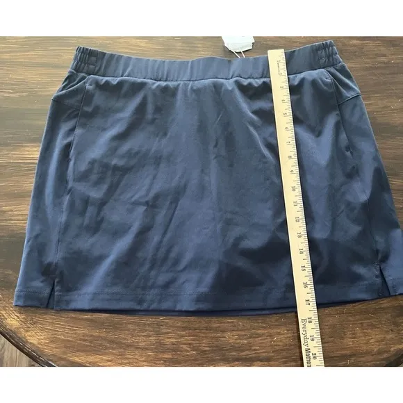 (2) Lady Hagen Skort Womens Size XL Blue Lined Pull On Skirt Golf Shorts Pockets