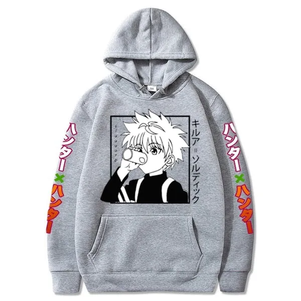2020 Hot Anime Hunter X Hunter Hoodies Men/women Fashion Hip Hop Harajuku New High Quality killua eyes Hoodies and Sweatshirt