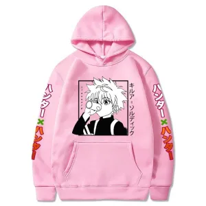 2020 Hot Anime Hunter X Hunter Hoodies Men/women Fashion Hip Hop Harajuku New High Quality killua eyes Hoodies and Sweatshirt