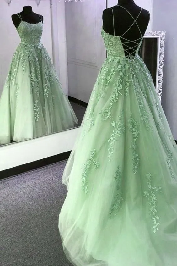 2025 Violet Purple Lace Long Prom Dresses A Line Evening Gown