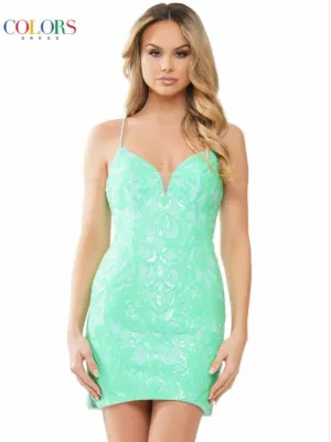 3020 Light Green By Colors Dress