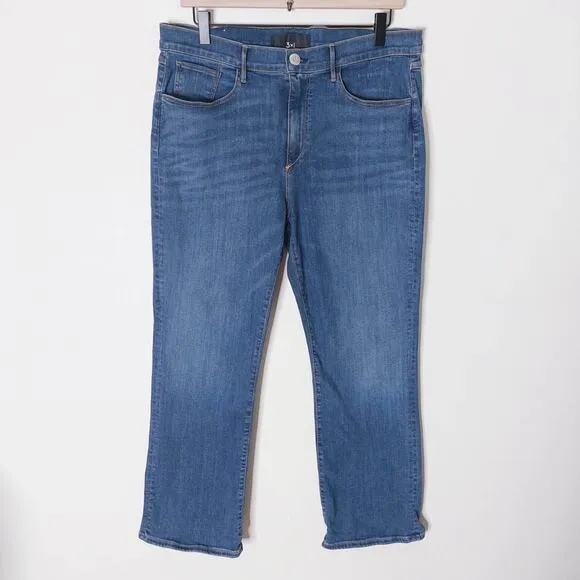 3x1 NYC Luca Wash High Rise Boot cut Jeans 32