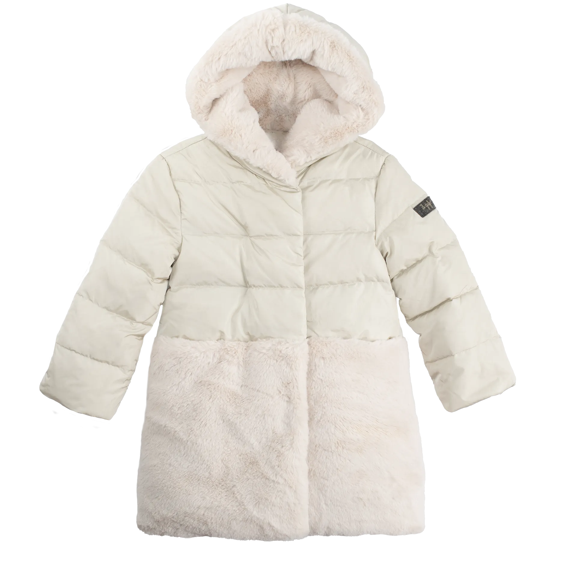 [3y] Il Gufo Piumino Lungo Quilted Down Coat