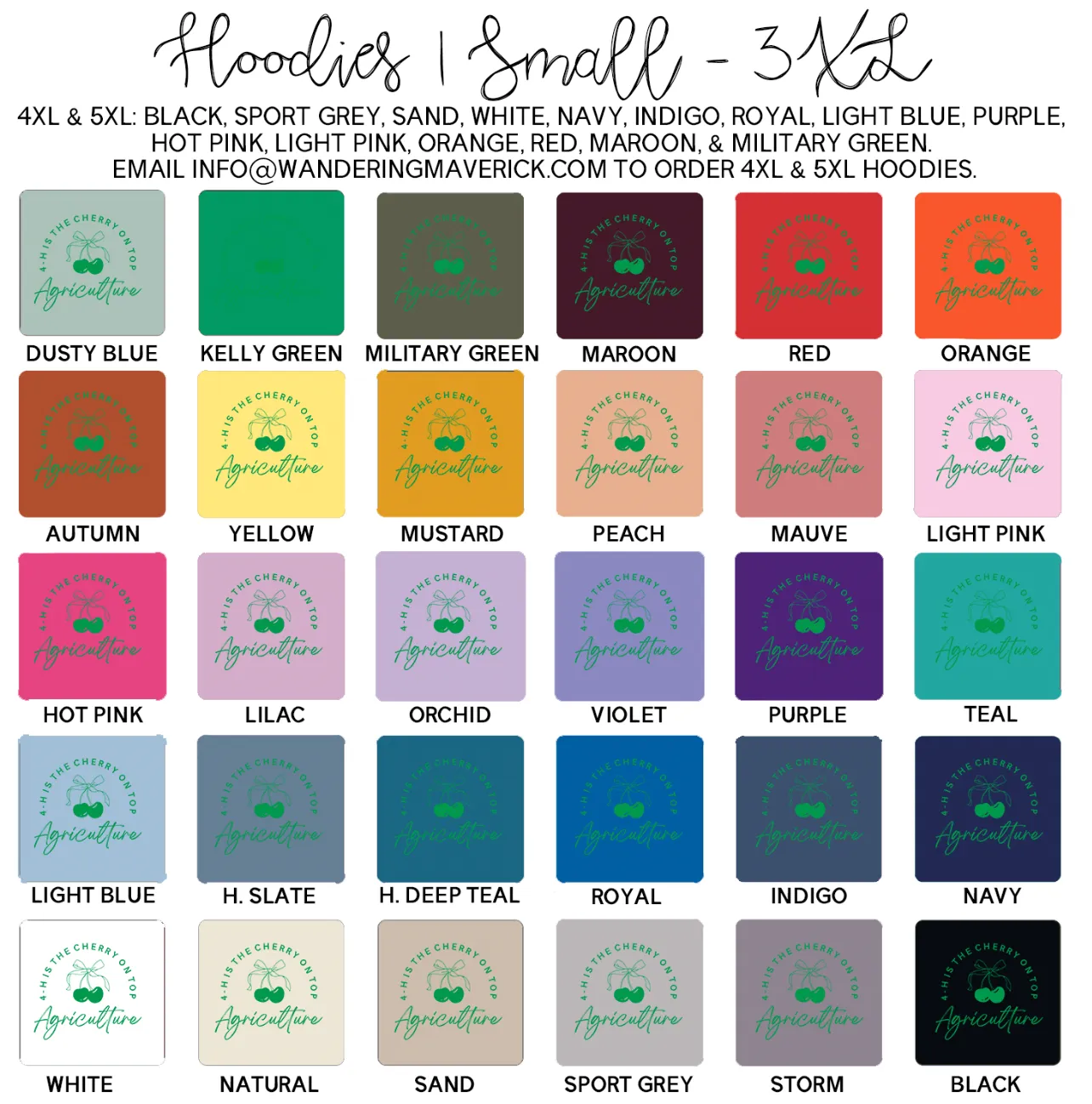 4-H Is The Cherry On Top Hoodie (S-3XL) Unisex - Multiple Colors!