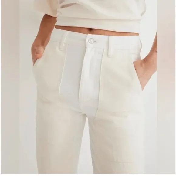 46. Madewell $158  90’s Two-Tone Straight Jean Workwear Edition