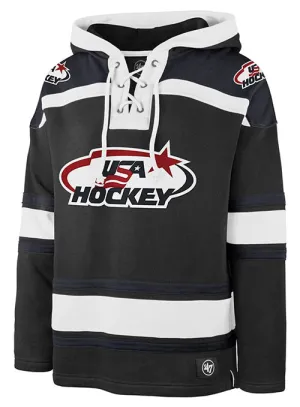 47 Brand USA Hockey Superior Lacer Hooded Sweatshirt