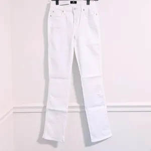 7 For All Mankind Jeans White Kimmie Straight Leg Fitted