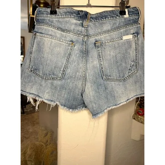 7 for All Mankind Monroe Cut Off Denim Short Size 27 Retail $138 💸BOGO🎉
