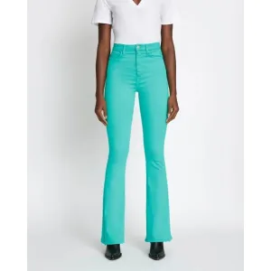 7 For All Mankind Size 26 Ultra High Rise Skinny Boot Jeans Atlantis Green Denim