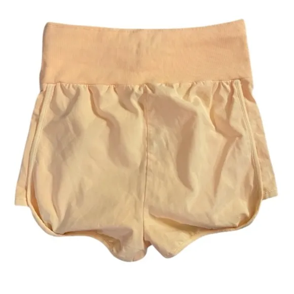 965. FREE PEOPLE Limitless Foldable Shorts in Peach Sz XL NWOT $48