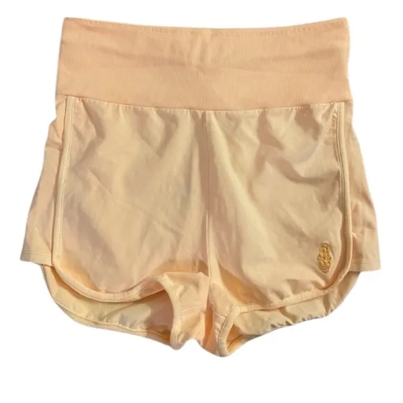 965. FREE PEOPLE Limitless Foldable Shorts in Peach Sz XL NWOT $48