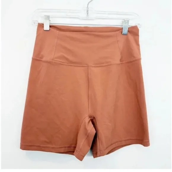 979. FREE PEOPLE Never Better Bike Shorts in Sienna Sz XS NWOT $48