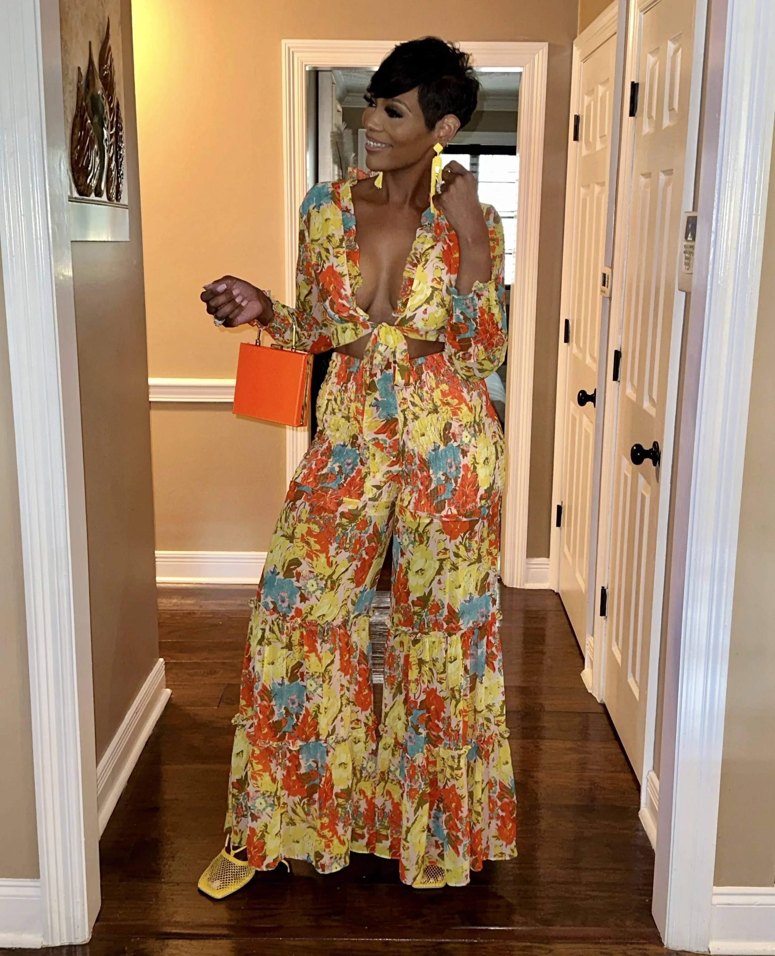 A Floral Affair Pants Set