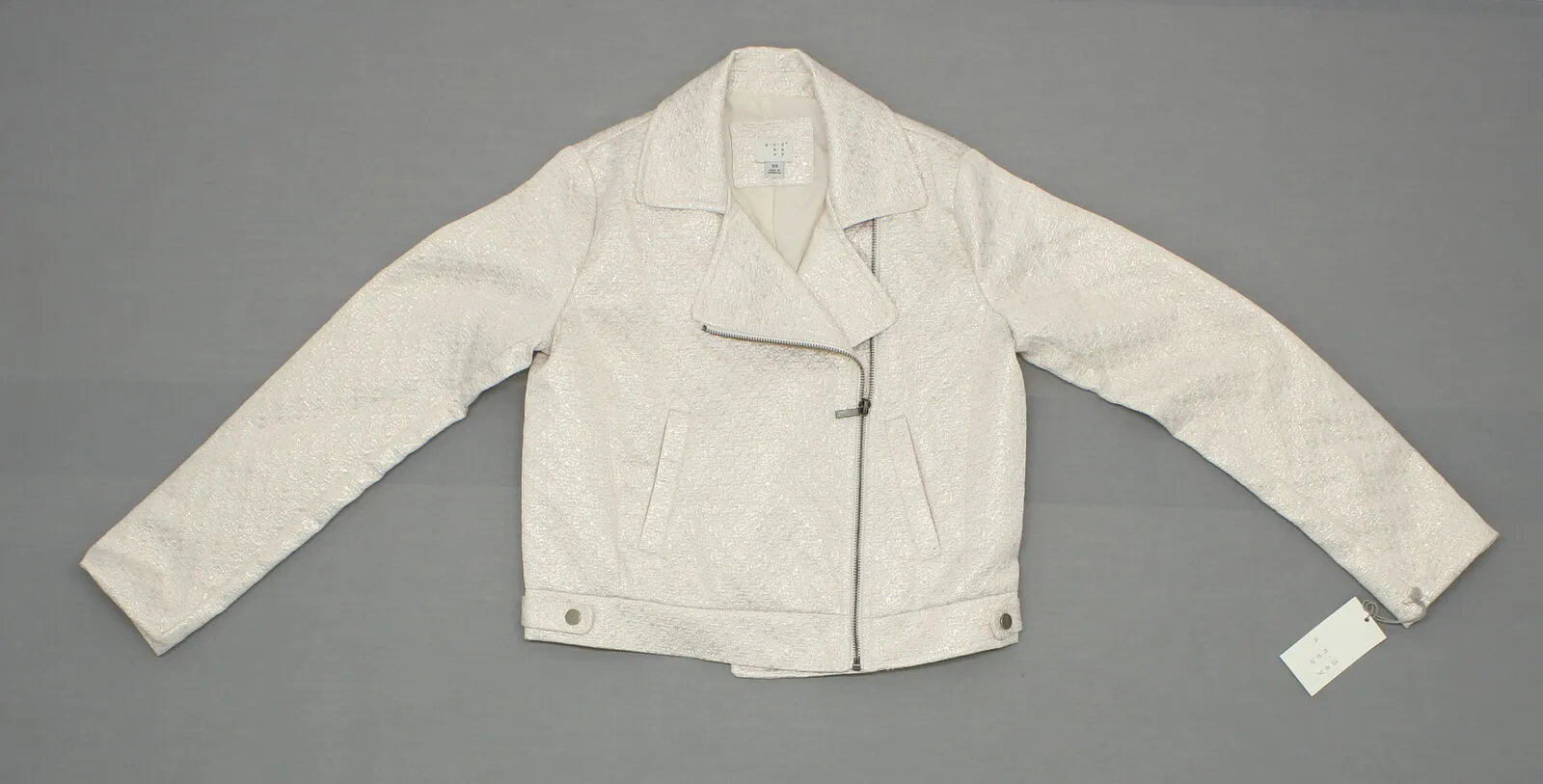 A New Day Women's Jacquard Bomber Jacket Ivory XS
