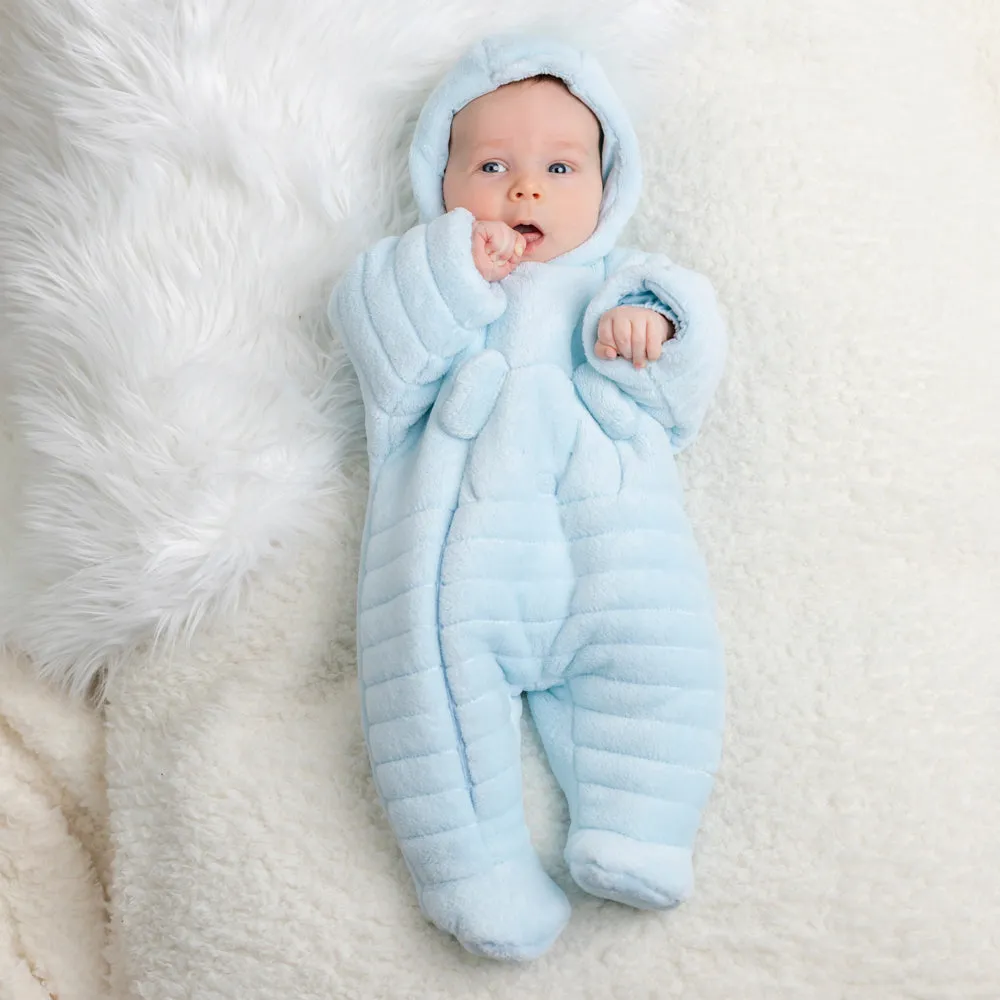 Abel Baby Boys Fleece Pramsuit