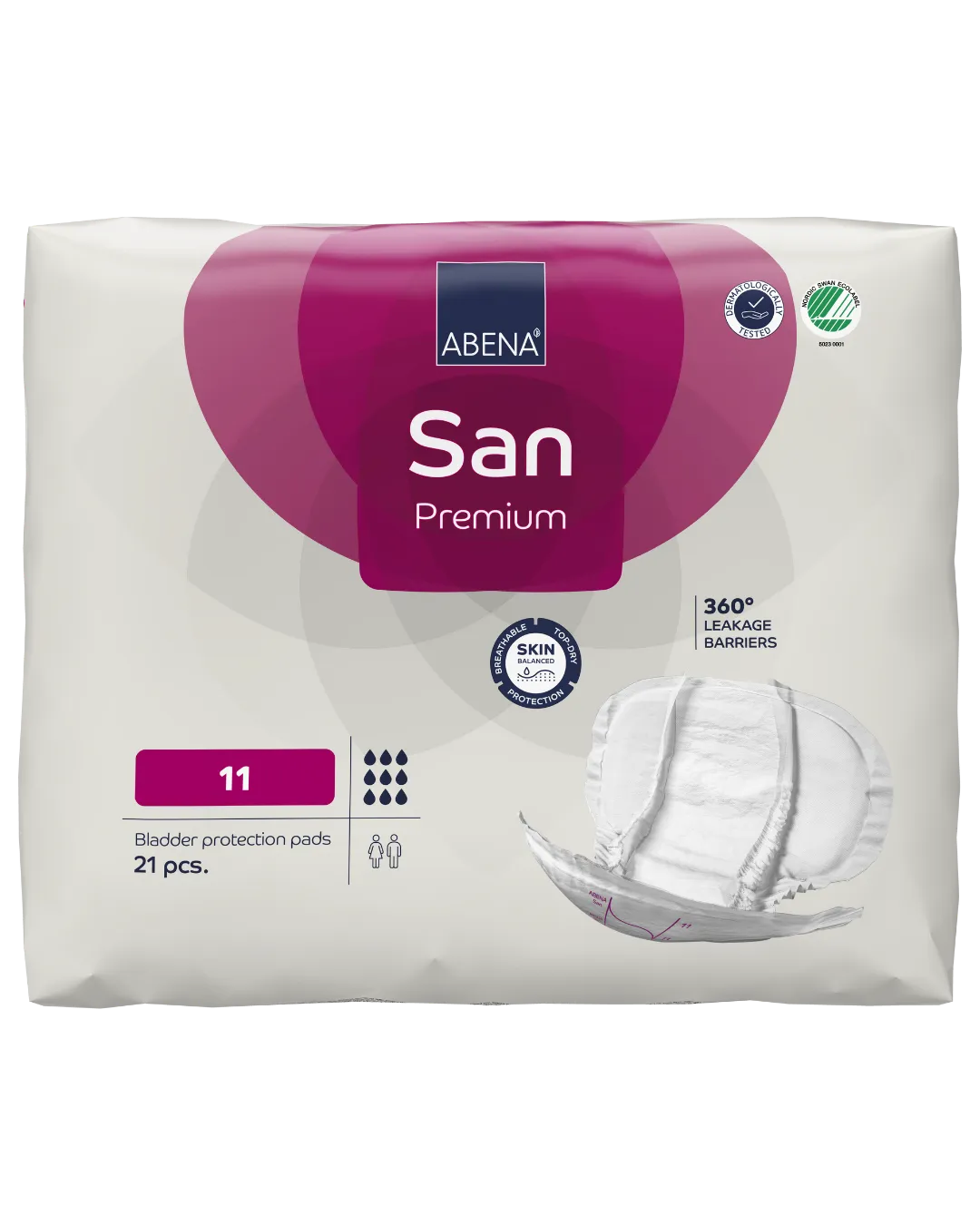 ABENA San 11 Shaped Pad (3400ml)