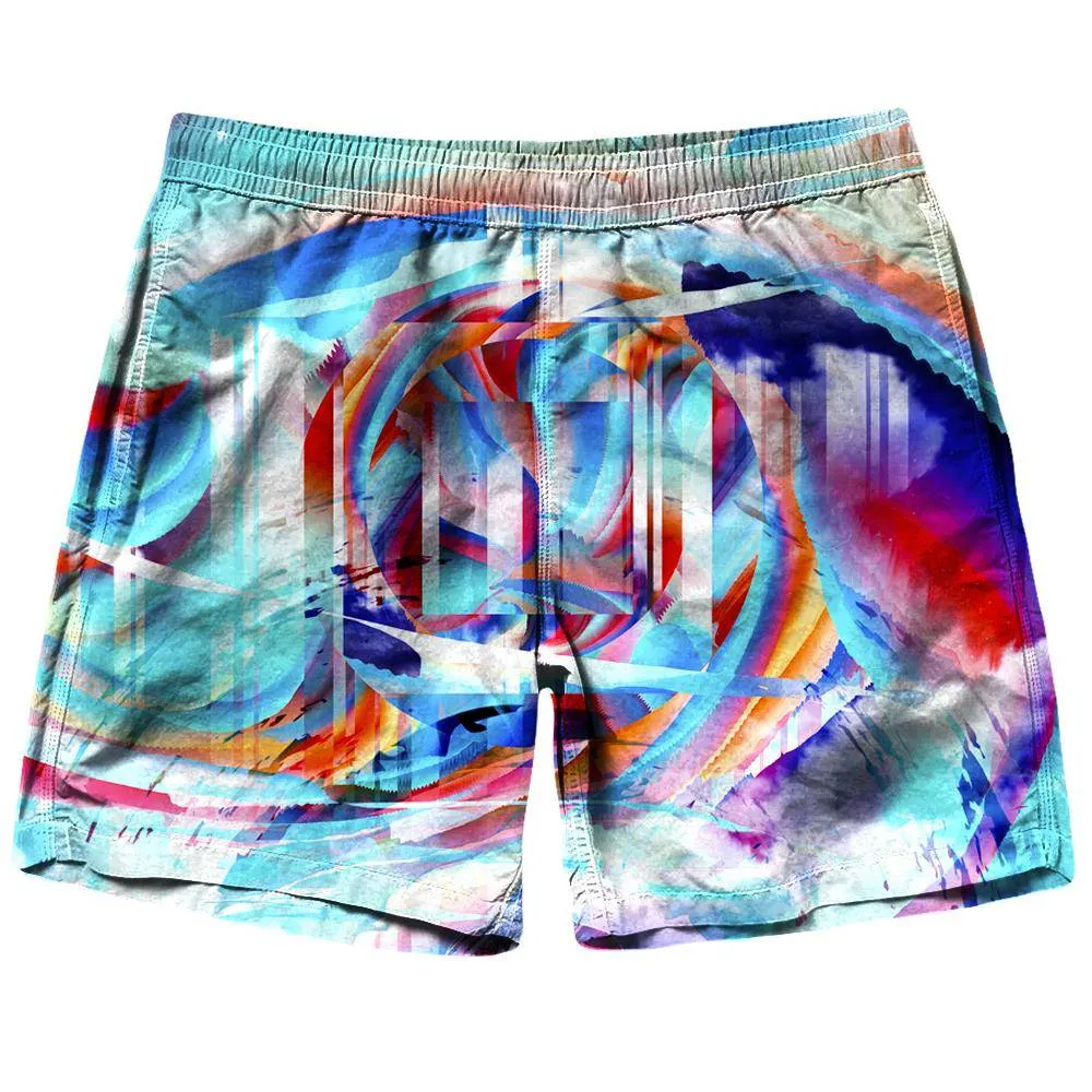 Abstract Square Shorts