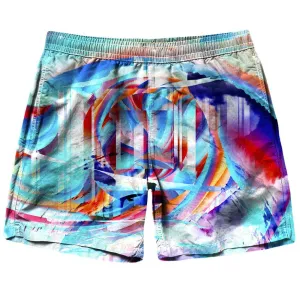 Abstract Square Shorts
