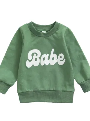 Adorable Boys & Girls Babe Sweatshirt
