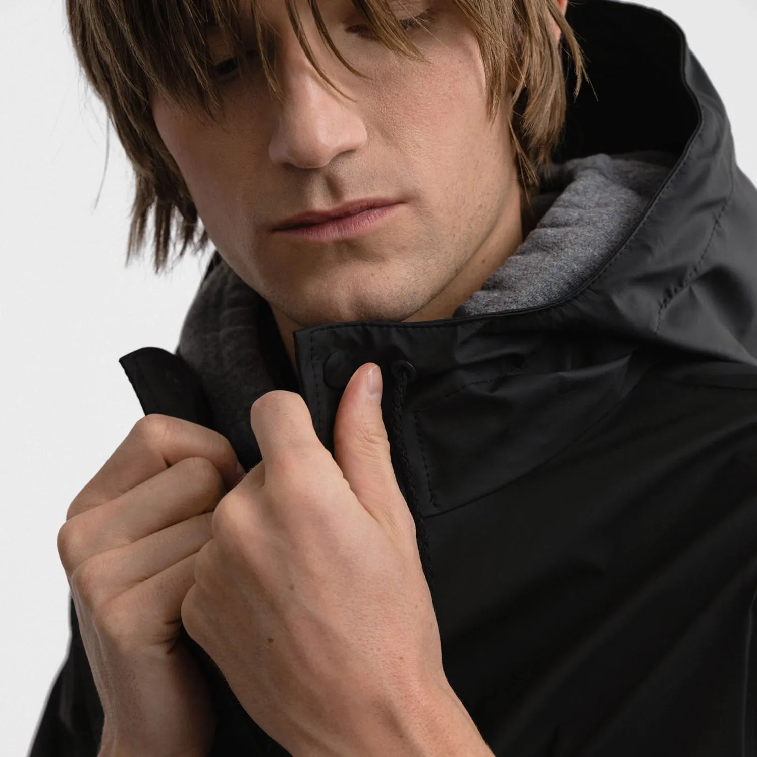 Adults Lightweight Stockholm Raincoat - Black