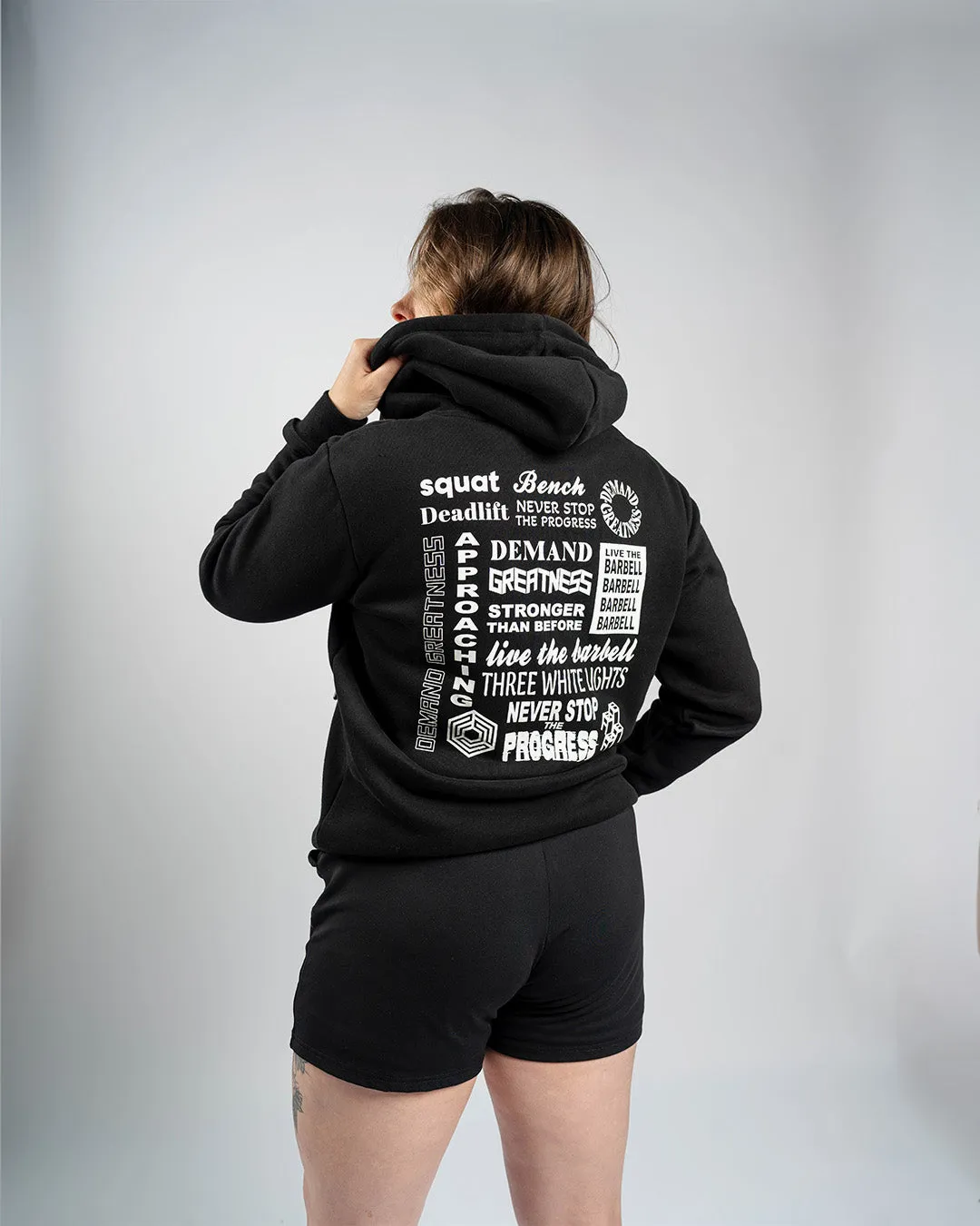 Affirmation Zip Non Bar Grip Hoodie - Domino