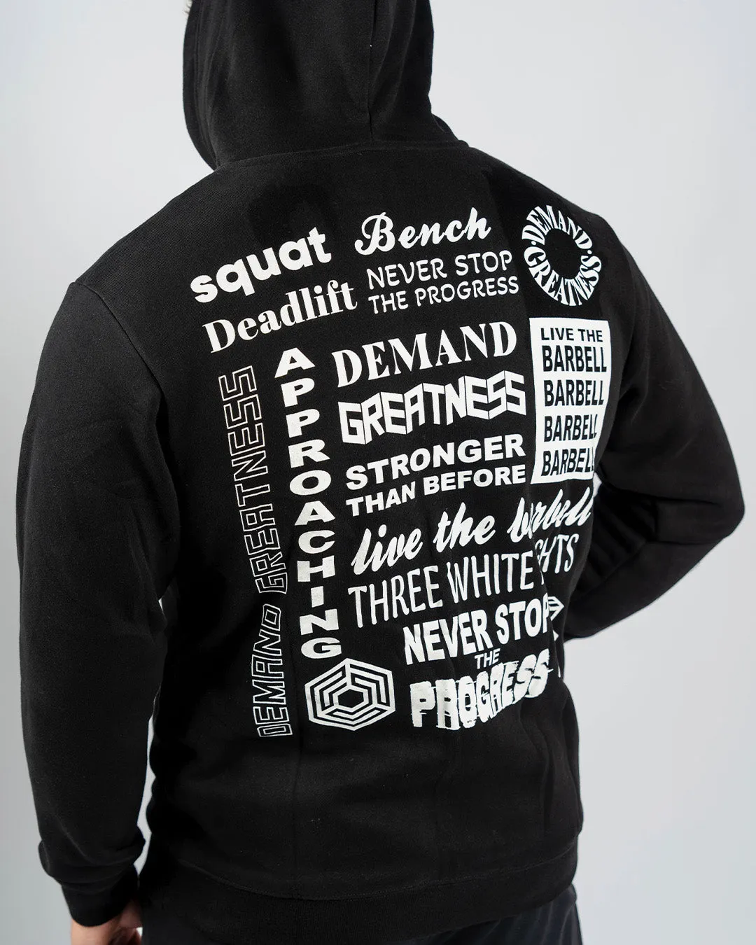 Affirmation Zip Non Bar Grip Hoodie - Domino