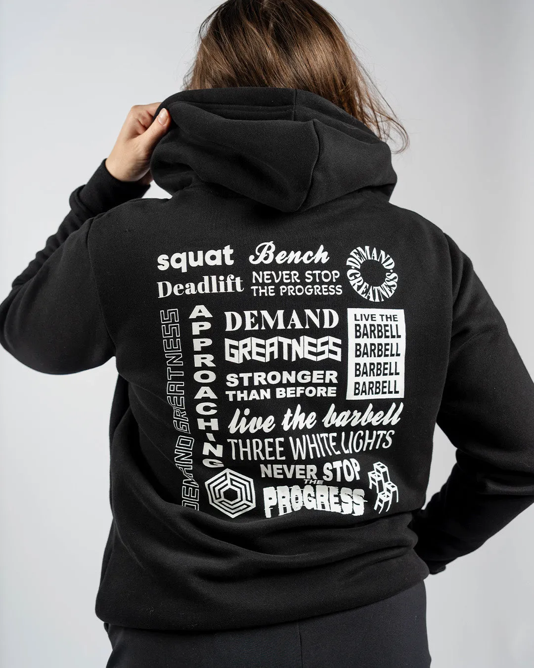 Affirmation Zip Non Bar Grip Hoodie - Domino