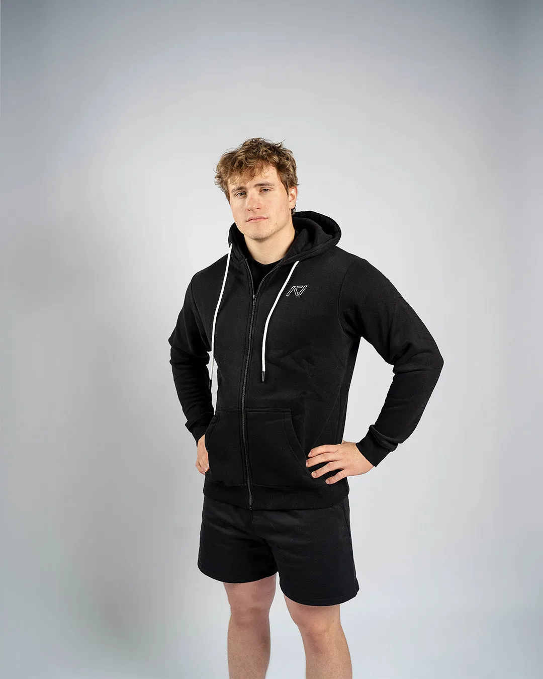 Affirmation Zip Non Bar Grip Hoodie - Domino