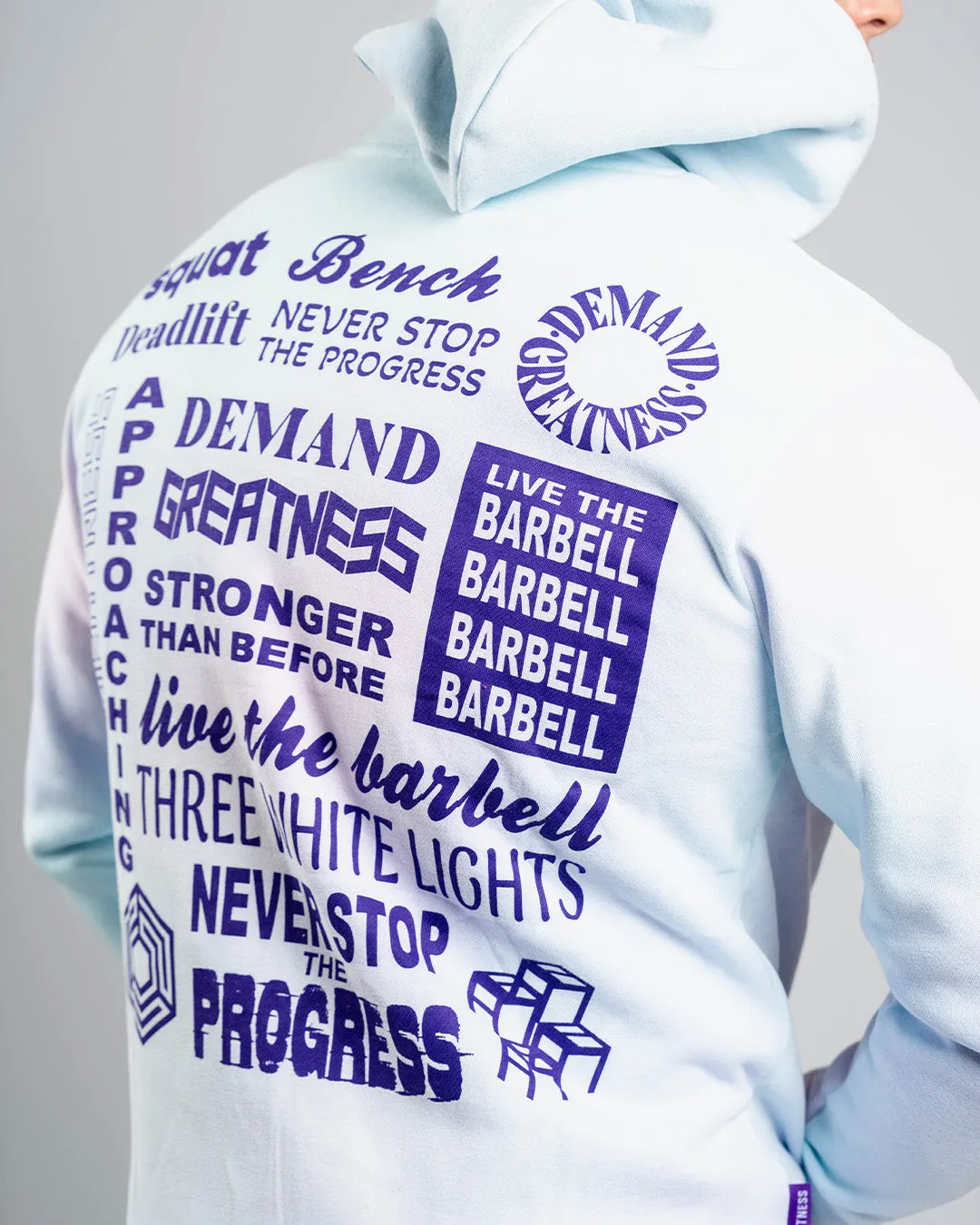 Affirmation Zip Non Bar Grip Hoodie - Pastel