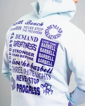 Affirmation Zip Non Bar Grip Hoodie - Pastel