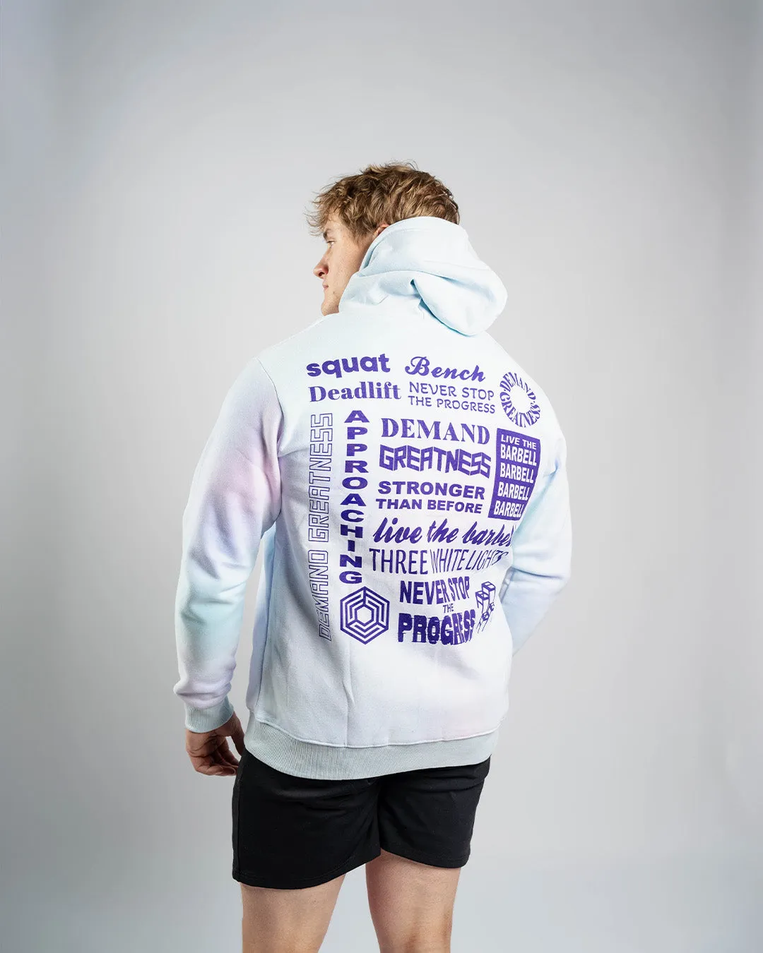 Affirmation Zip Non Bar Grip Hoodie - Pastel