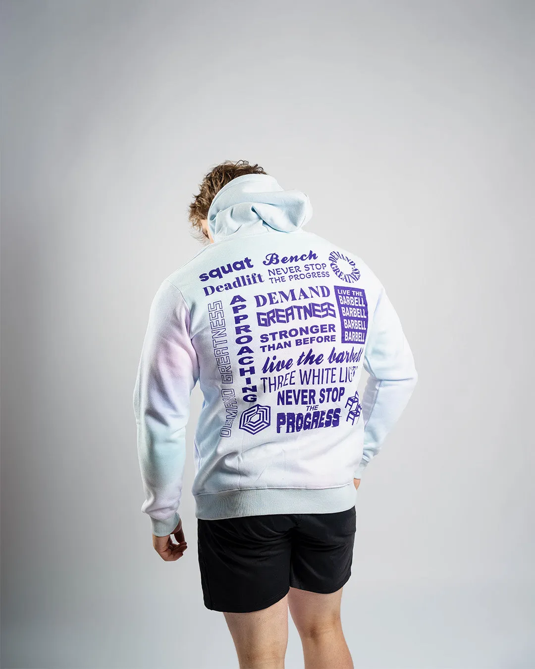 Affirmation Zip Non Bar Grip Hoodie - Pastel