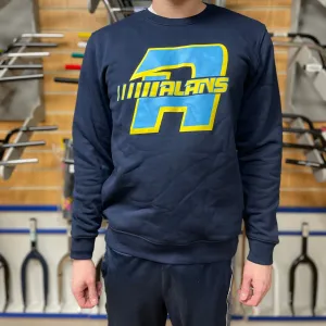 Alans BMX Dino Crew Neck Sweatshirt Navy XXL