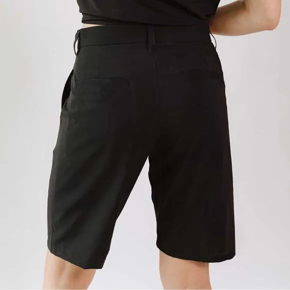Albion Bermuda black casual shorts small