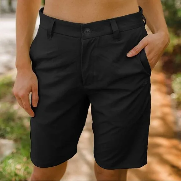 Albion Bermuda black casual shorts small
