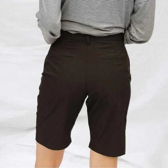 Albion Bermuda black casual shorts small