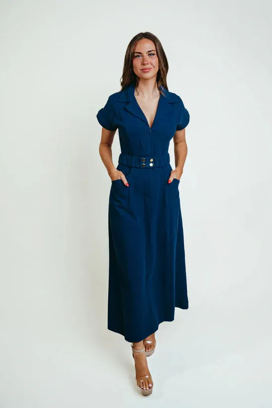 Aly Dress (Navy)