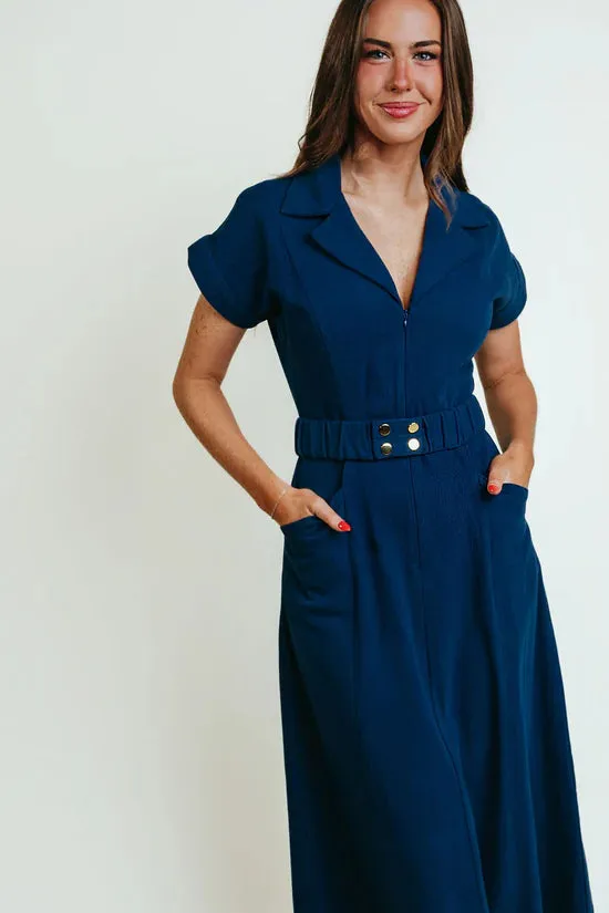 Aly Dress (Navy)