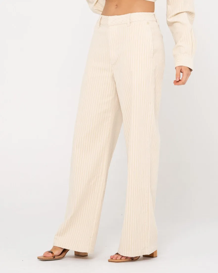 Amanda High Waisted Wide Leg Cord Pant