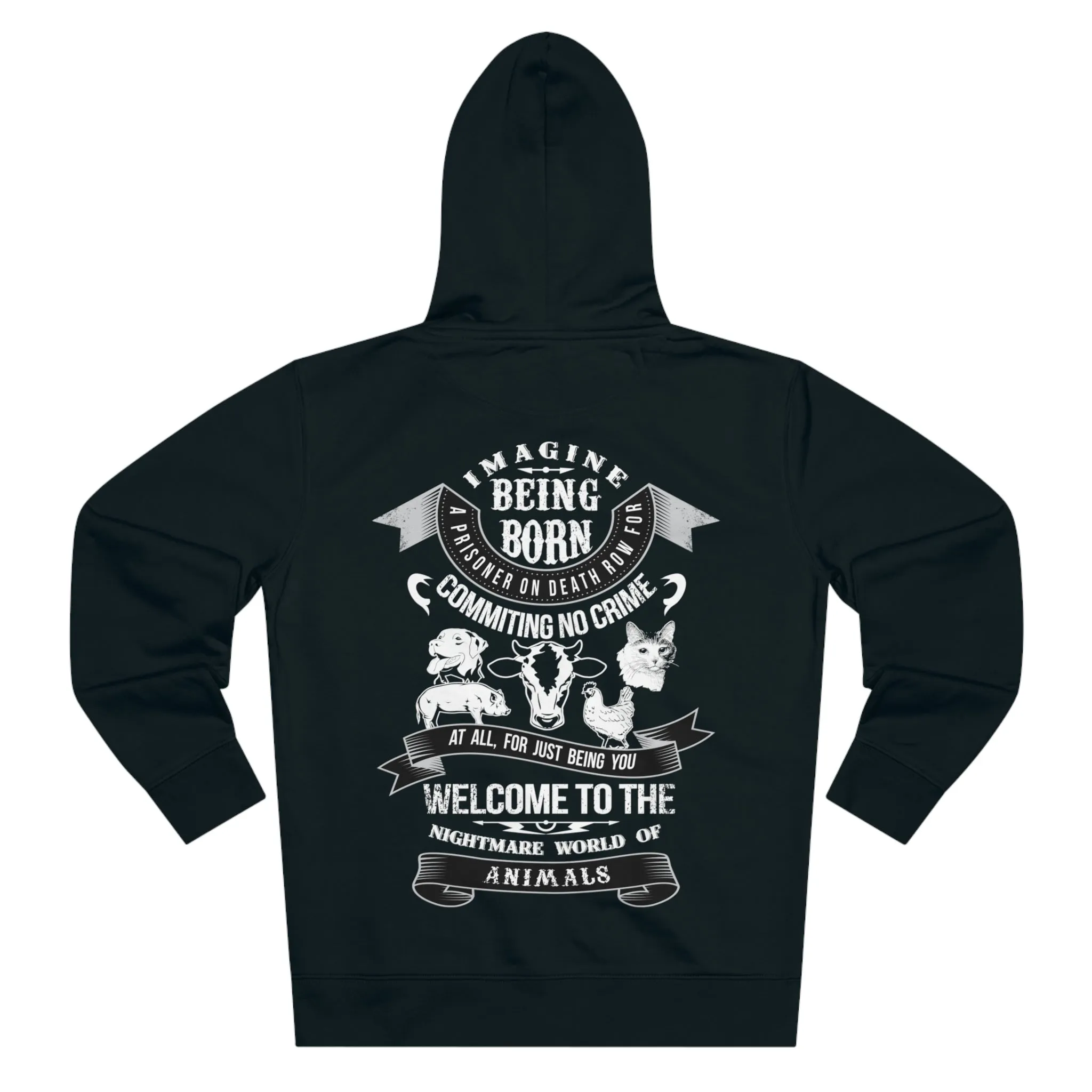 Animals Born In Prison Men's Cultivator Zip Hoodie