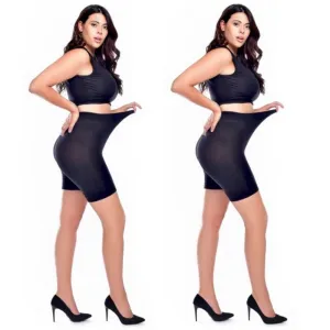 Anti Chafing Shorts 2 Pack - Black & Nude