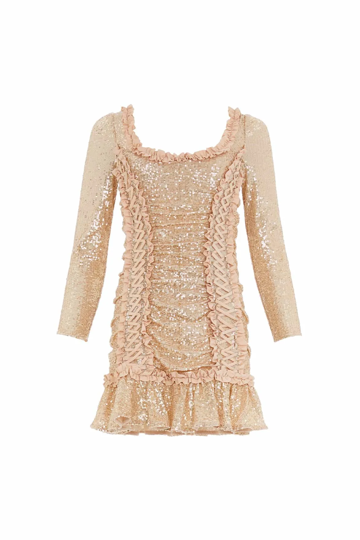 Arabella Long Sleeve Micro Mini Dress