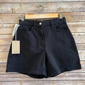Aritzia Wilfred Free Shorts Women’s Size 0 Black Denim Melina 5” NWT