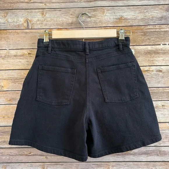 Aritzia Wilfred Free Shorts Women’s Size 0 Black Denim Melina 5” NWT